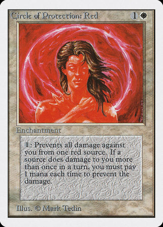 Circle of Protection: Red [Unlimited Edition] | Exor Games New Glasgow