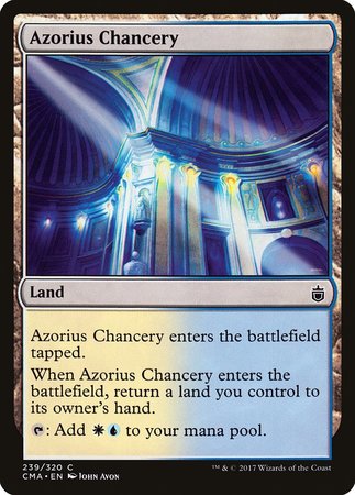 Azorius Chancery [Commander Anthology] | Exor Games New Glasgow