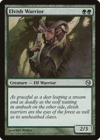 Elvish Warrior [Duels of the Planeswalkers] | Exor Games New Glasgow