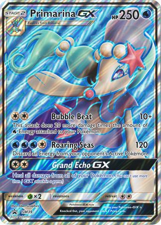 Primarina GX (SM39) (Jumbo Card) [Sun & Moon: Black Star Promos] | Exor Games New Glasgow