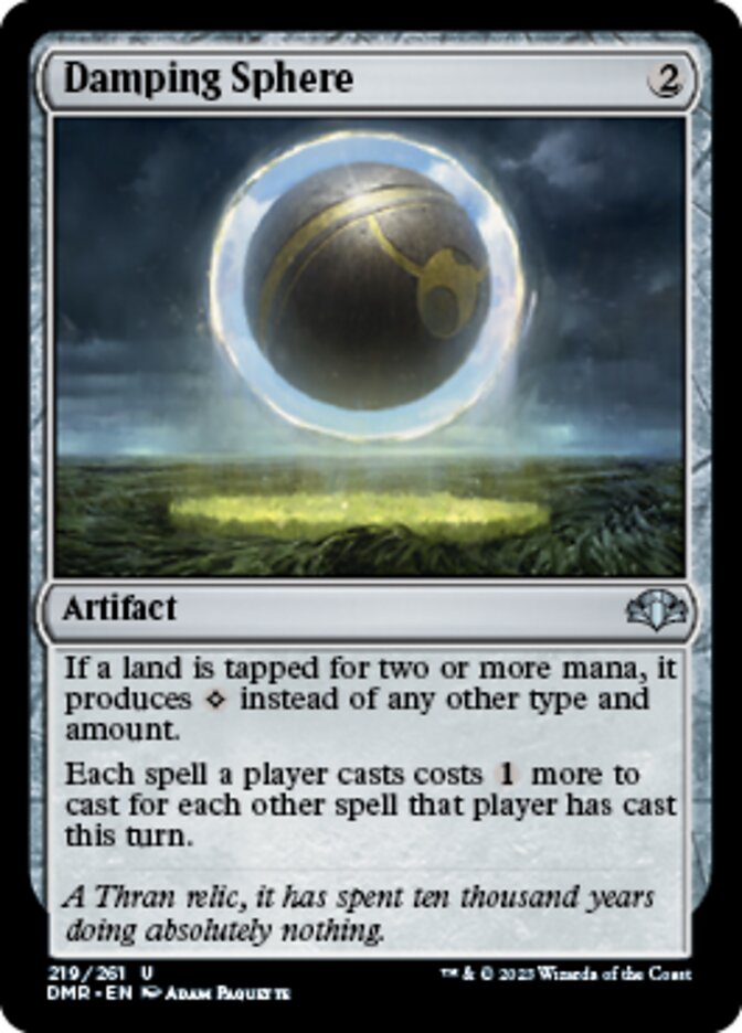 Damping Sphere [Dominaria Remastered] | Exor Games New Glasgow