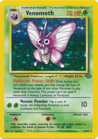 Venomoth (13/64) [Jungle Unlimited] | Exor Games New Glasgow