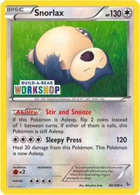 Snorlax (80/106) (Build-a-Bear Workshop Exclusive) [XY: Flashfire] | Exor Games New Glasgow