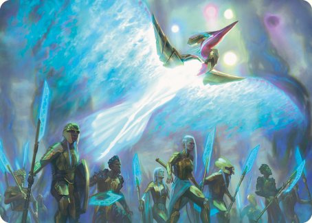 Otharri, Suns' Glory Art Card [Phyrexia: All Will Be One Art Series] | Exor Games New Glasgow