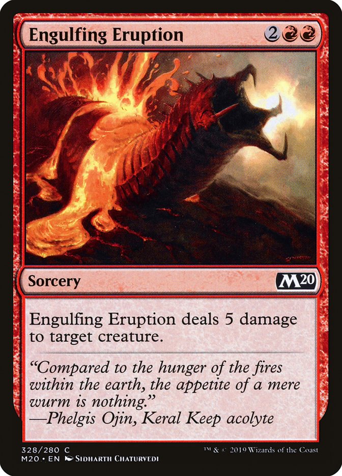 Engulfing Eruption [Core Set 2020] | Exor Games New Glasgow