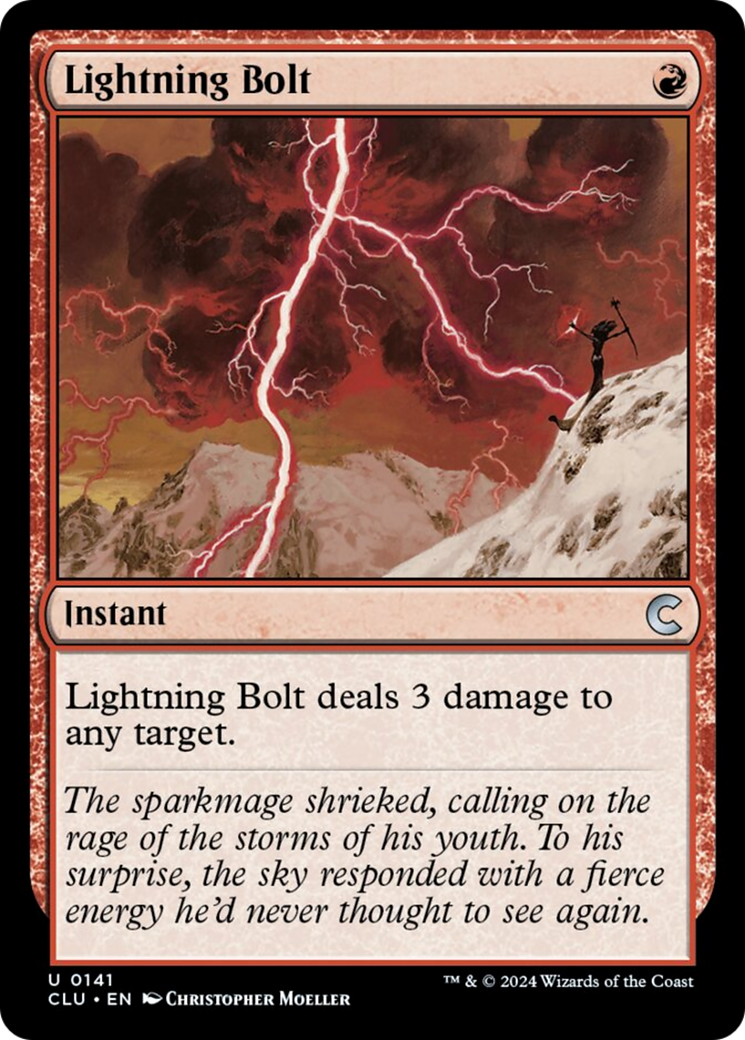 Lightning Bolt [Ravnica: Clue Edition] | Exor Games New Glasgow