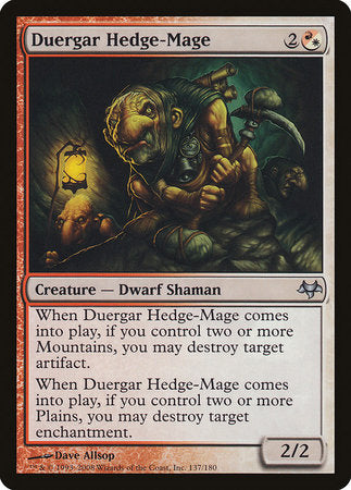 Duergar Hedge-Mage [Eventide] | Exor Games New Glasgow