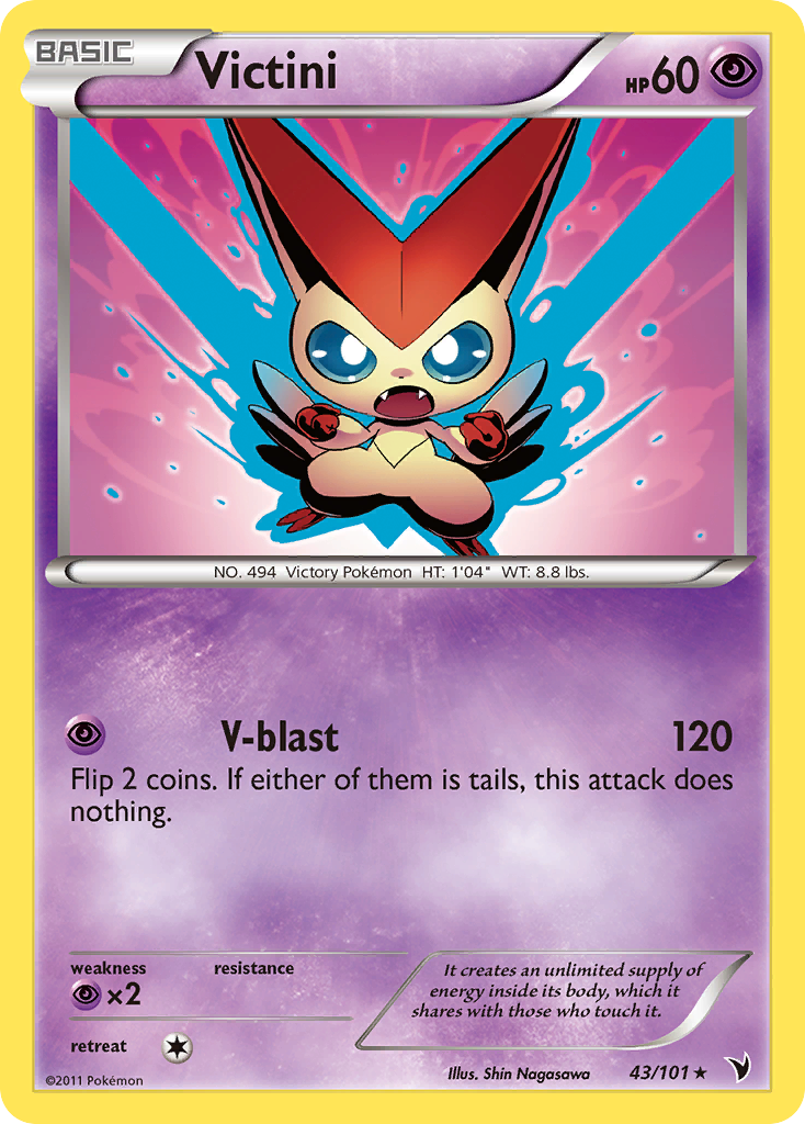 Victini (43/101) [Black & White: Noble Victories] | Exor Games New Glasgow