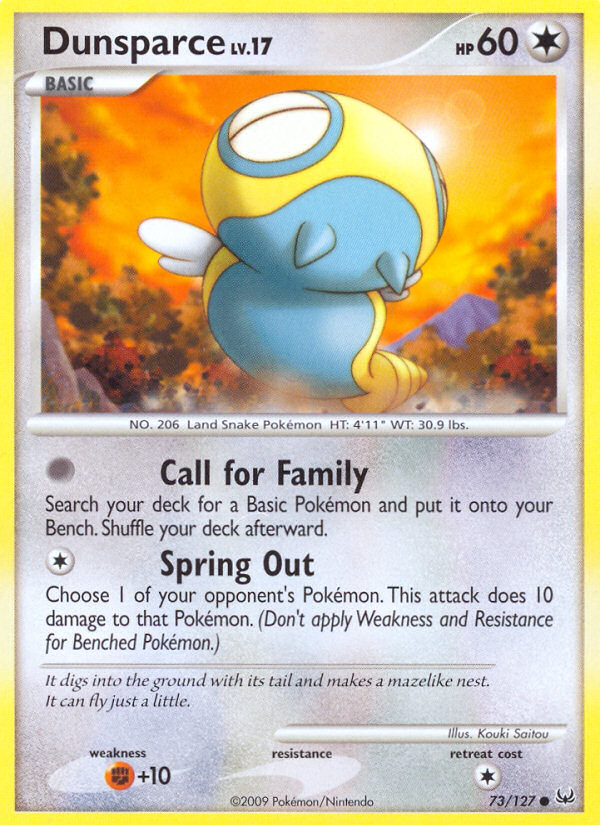 Dunsparce (73/127) [Platinum: Base Set] | Exor Games New Glasgow