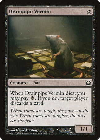 Drainpipe Vermin [Return to Ravnica] | Exor Games New Glasgow