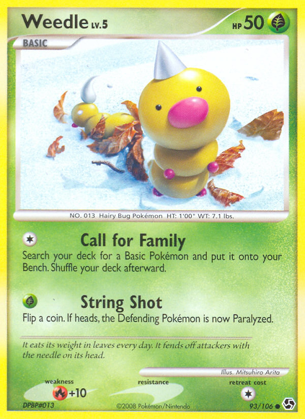 Weedle (93/106) [Diamond & Pearl: Great Encounters] | Exor Games New Glasgow