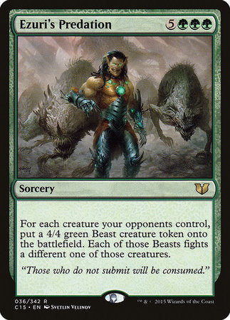 Ezuri's Predation [Commander 2015] | Exor Games New Glasgow