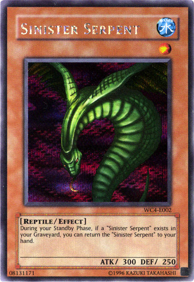 Sinister Serpent [WC4-E002] Prismatic Secret Rare | Exor Games New Glasgow