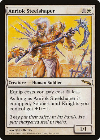 Auriok Steelshaper [Mirrodin] | Exor Games New Glasgow