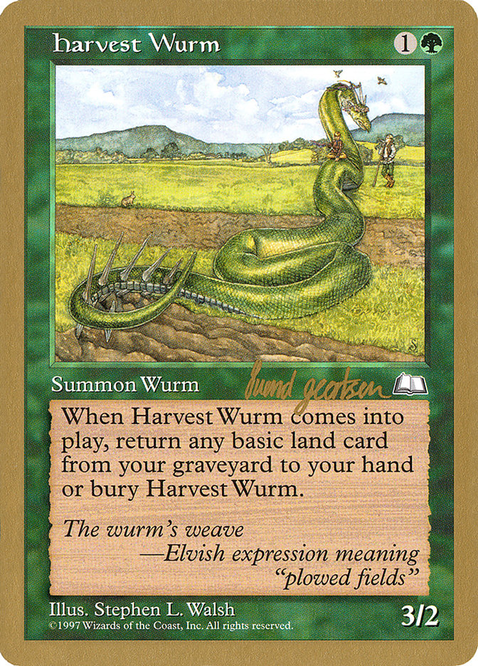 Harvest Wurm (Svend Geertsen) [World Championship Decks 1997] | Exor Games New Glasgow