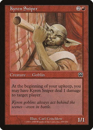 Kyren Sniper [Mercadian Masques] | Exor Games New Glasgow