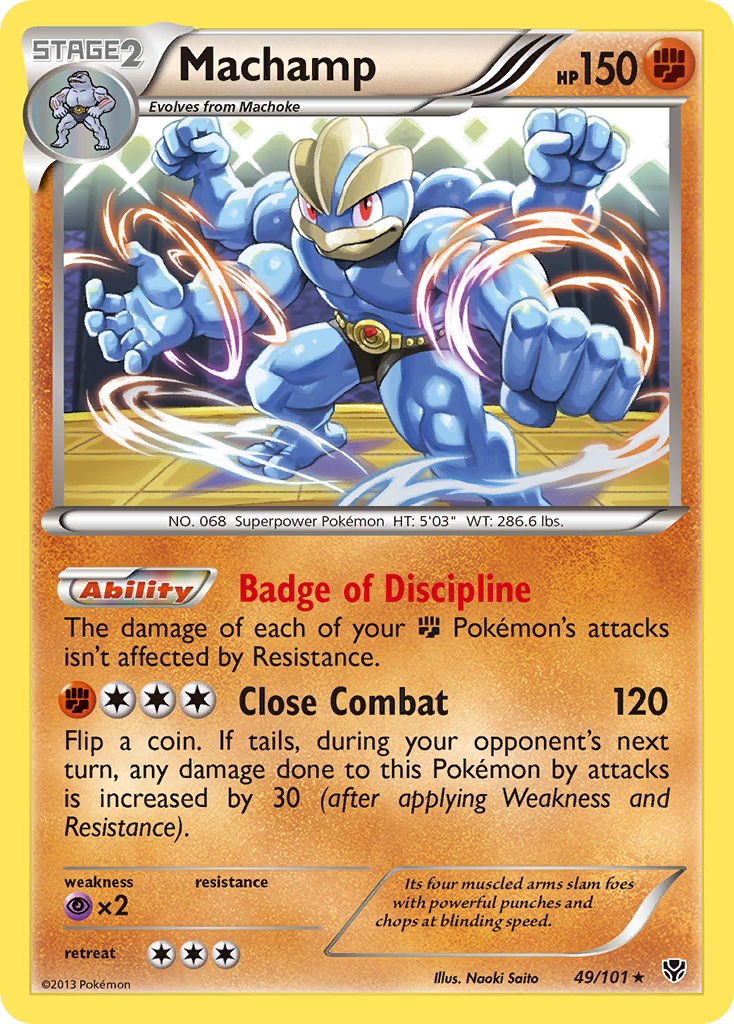 Machamp (49/101) [Black & White: Plasma Blast] | Exor Games New Glasgow