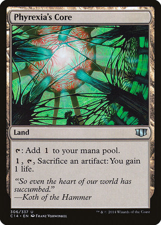 Phyrexia's Core [Commander 2014] | Exor Games New Glasgow