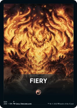 Fiery Theme Card [Jumpstart 2022 Front Cards] | Exor Games New Glasgow