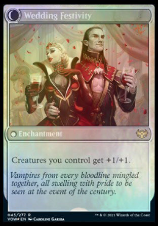 Wedding Announcement // Wedding Festivity [Innistrad: Crimson Vow Prerelease Promos] | Exor Games New Glasgow