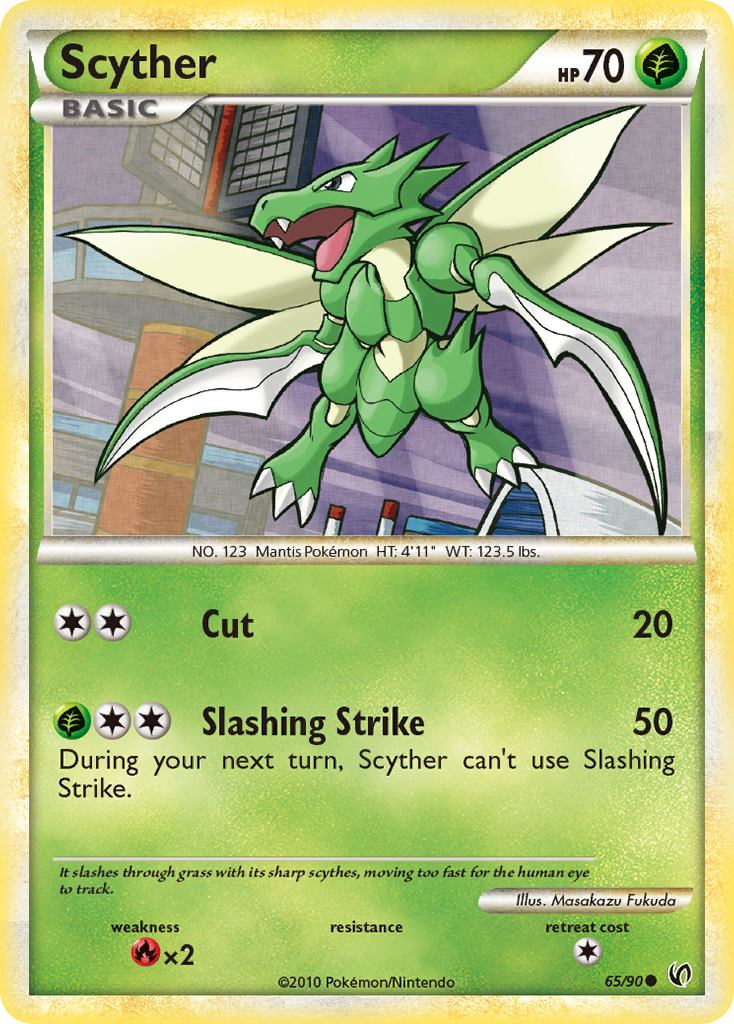 Scyther (65/90) [HeartGold & SoulSilver: Undaunted] | Exor Games New Glasgow