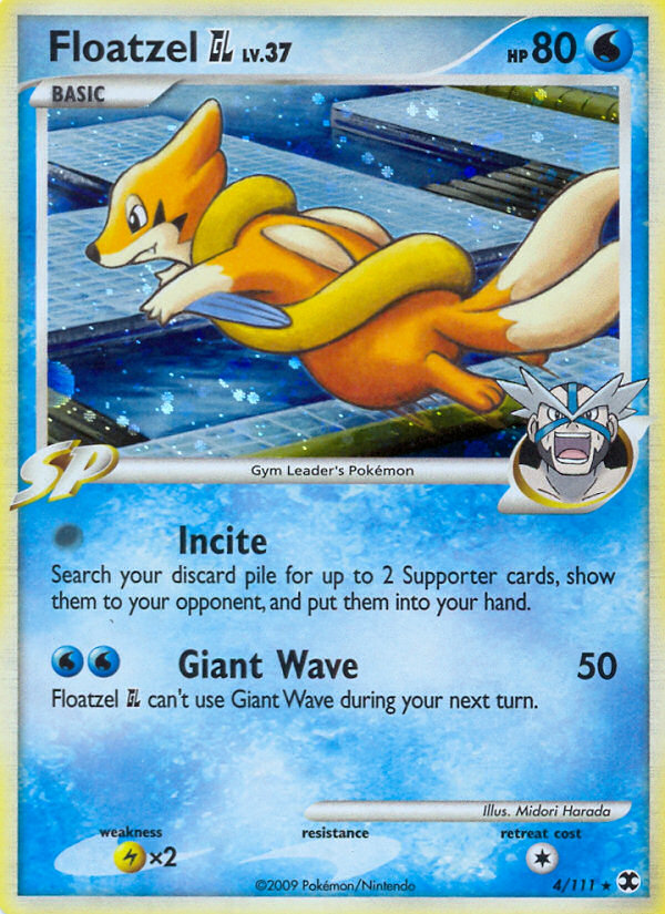 Floatzel GL (4/111) [Platinum: Rising Rivals] | Exor Games New Glasgow