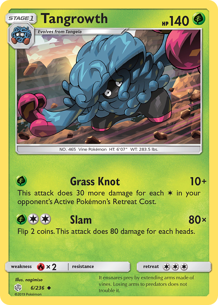 Tangrowth (6/236) [Sun & Moon: Cosmic Eclipse] | Exor Games New Glasgow