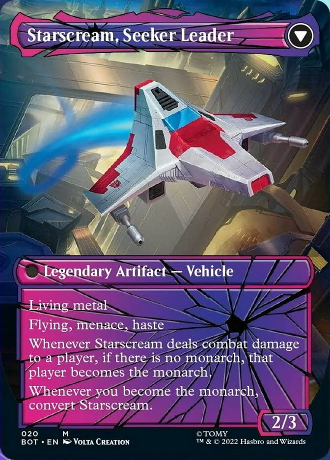 Starscream, Power Hungry // Starscream, Seeker Leader (Shattered Glass) [Universes Beyond: Transformers] | Exor Games New Glasgow