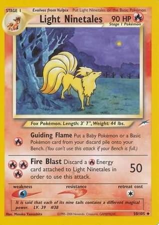 Light Ninetales (50/105) [Neo Destiny Unlimited] | Exor Games New Glasgow