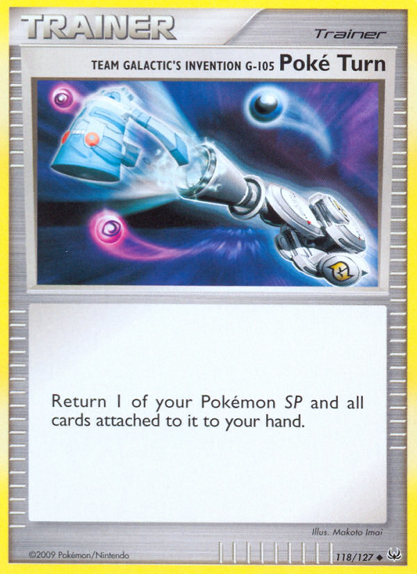 Team Galactic's Invention G-105 Poke Turn (118/127) [Platinum: Base Set] | Exor Games New Glasgow