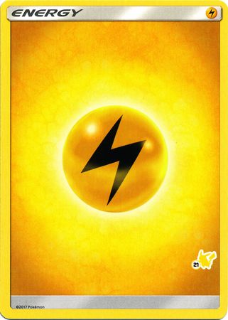 Lightning Energy (Pikachu Stamp #21) [Battle Academy 2020] | Exor Games New Glasgow