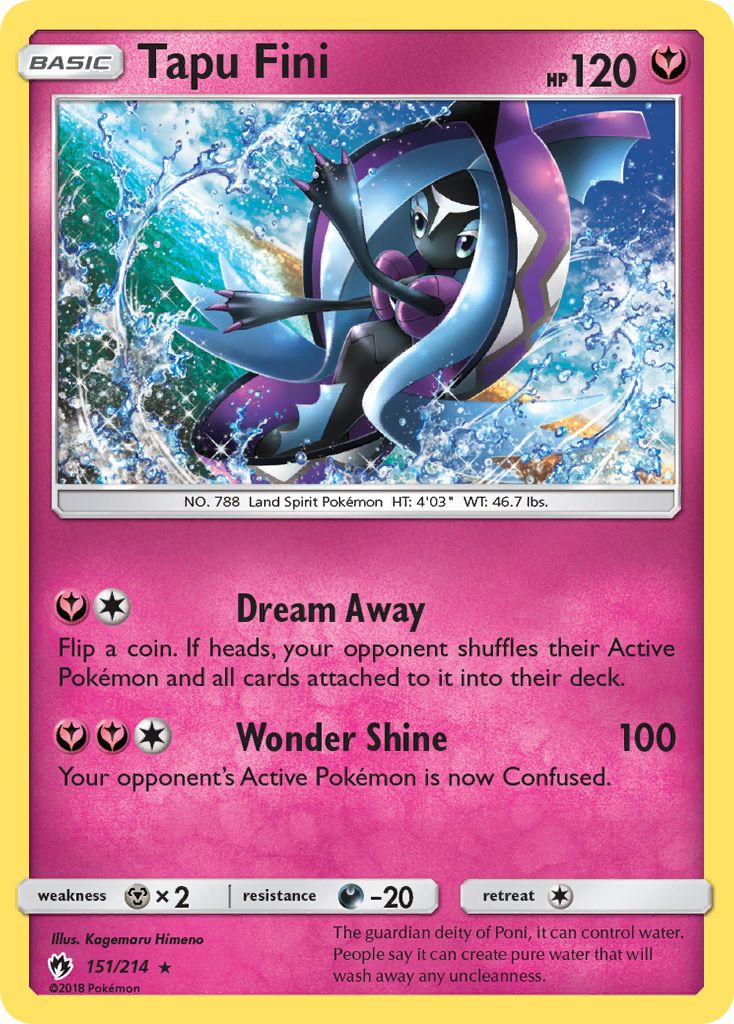 Tapu Fini (151/214) [Sun & Moon: Lost Thunder] | Exor Games New Glasgow