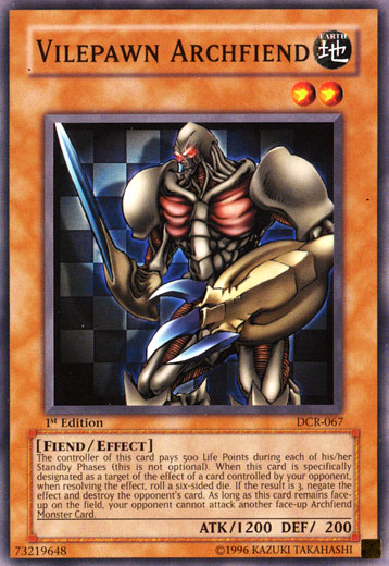 Vilepawn Archfiend [DCR-067] Common | Exor Games New Glasgow