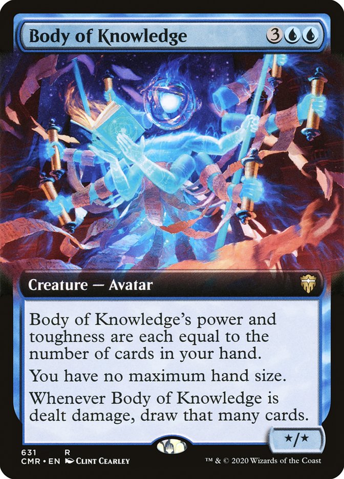 Body of Knowledge (Extended Art) [Commander Legends] | Exor Games New Glasgow