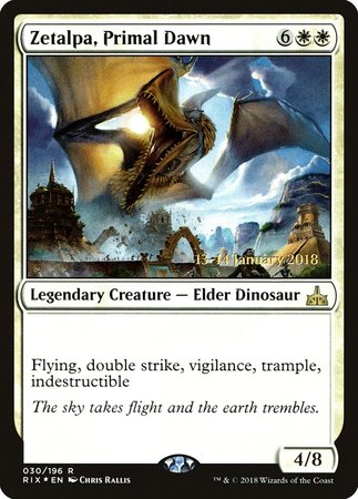 Zetalpa, Primal Dawn [Rivals of Ixalan Promos] | Exor Games New Glasgow