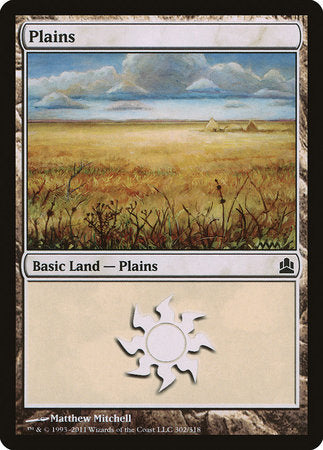 Plains (302) [Commander 2011] | Exor Games New Glasgow