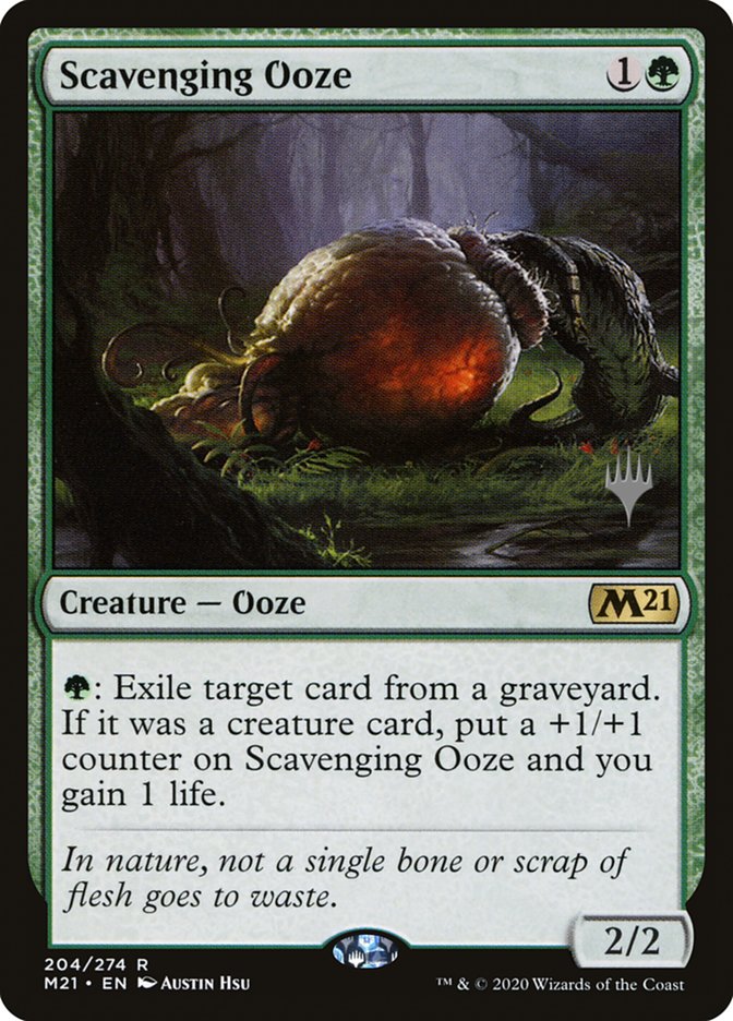 Scavenging Ooze (Promo Pack) [Core Set 2021 Promos] | Exor Games New Glasgow