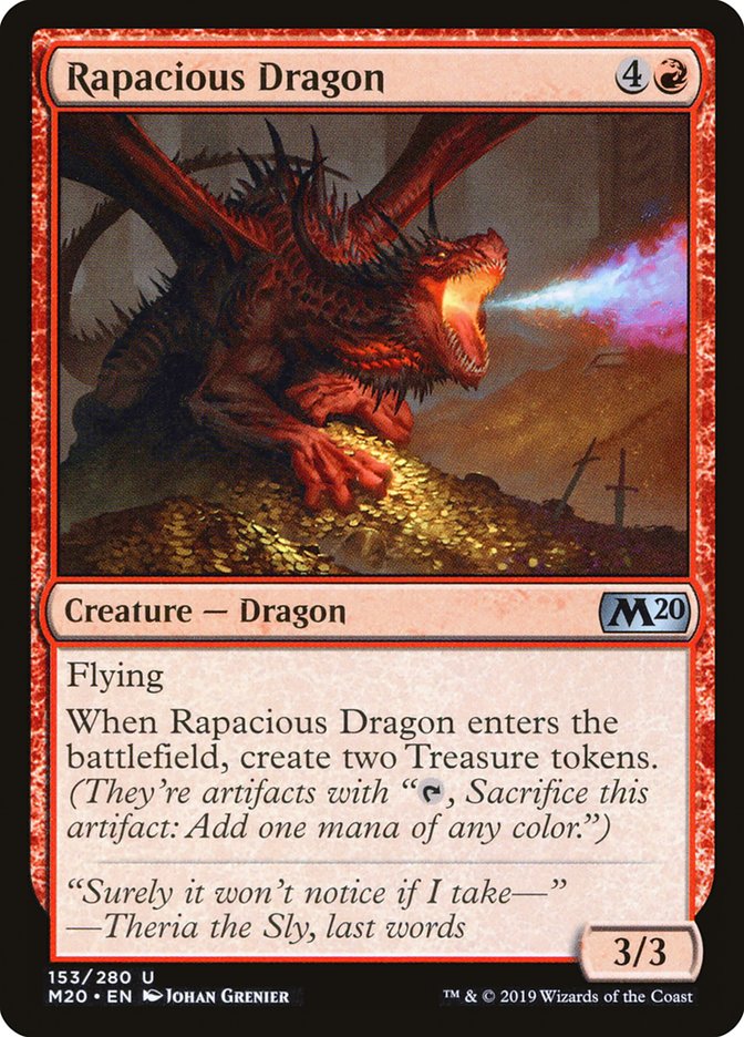 Rapacious Dragon [Core Set 2020] | Exor Games New Glasgow