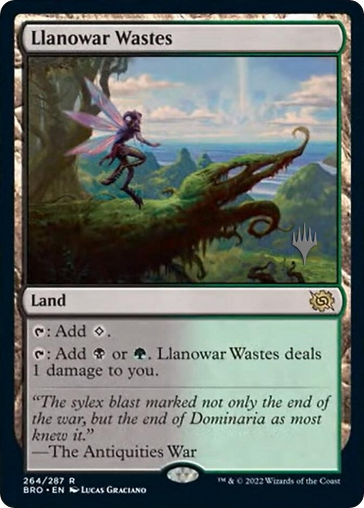 Llanowar Wastes (Promo Pack) [The Brothers' War Promos] | Exor Games New Glasgow