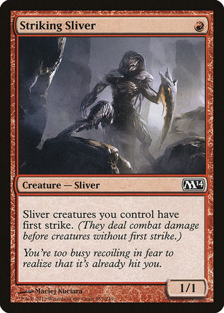 Striking Sliver [Magic 2014] | Exor Games New Glasgow