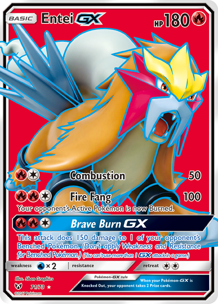 Entei GX (71/73) [Sun & Moon: Shining Legends] | Exor Games New Glasgow