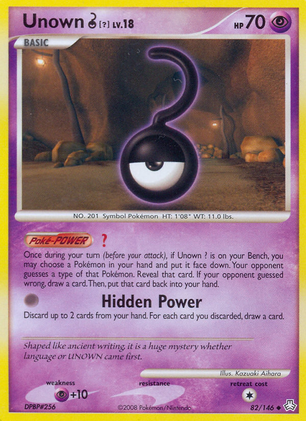 Unown ? (82/146) [Diamond & Pearl: Legends Awakened] | Exor Games New Glasgow