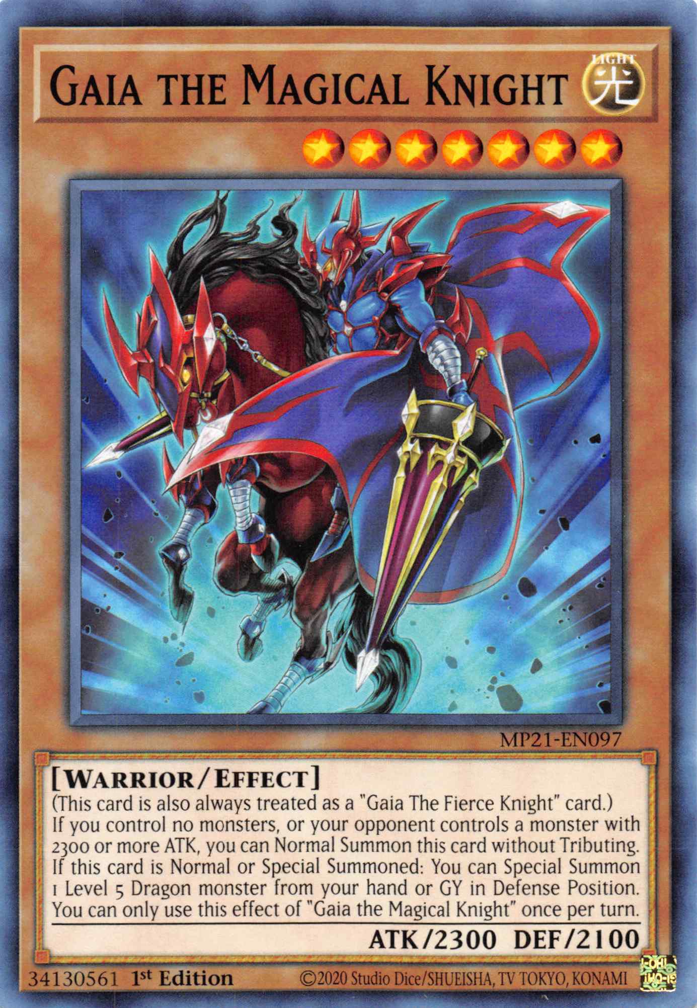 Gaia the Magical Knight [MP21-EN097] Common | Exor Games New Glasgow