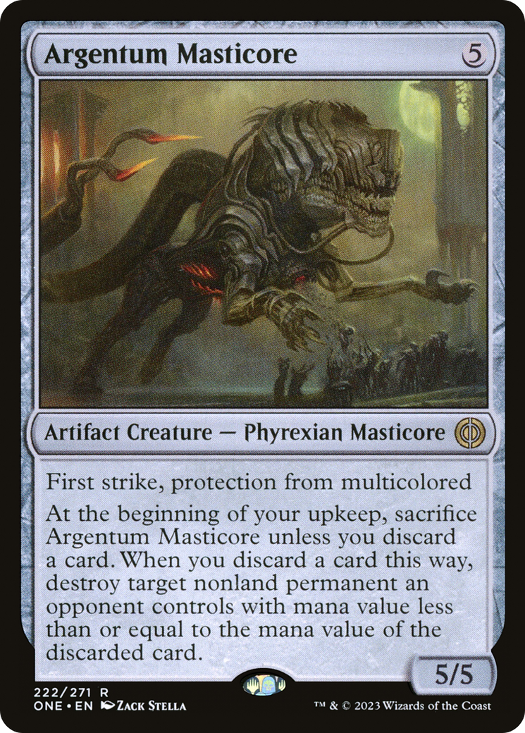 Argentum Masticore [Phyrexia: All Will Be One] | Exor Games New Glasgow