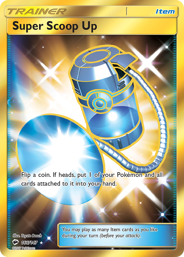 Super Scoop Up (166/147) [Sun & Moon: Burning Shadows] | Exor Games New Glasgow