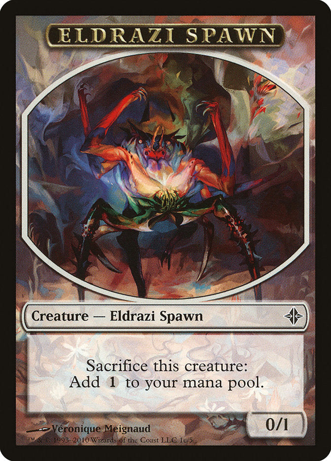 Eldrazi Spawn (1c/5) [Rise of the Eldrazi Tokens] | Exor Games New Glasgow