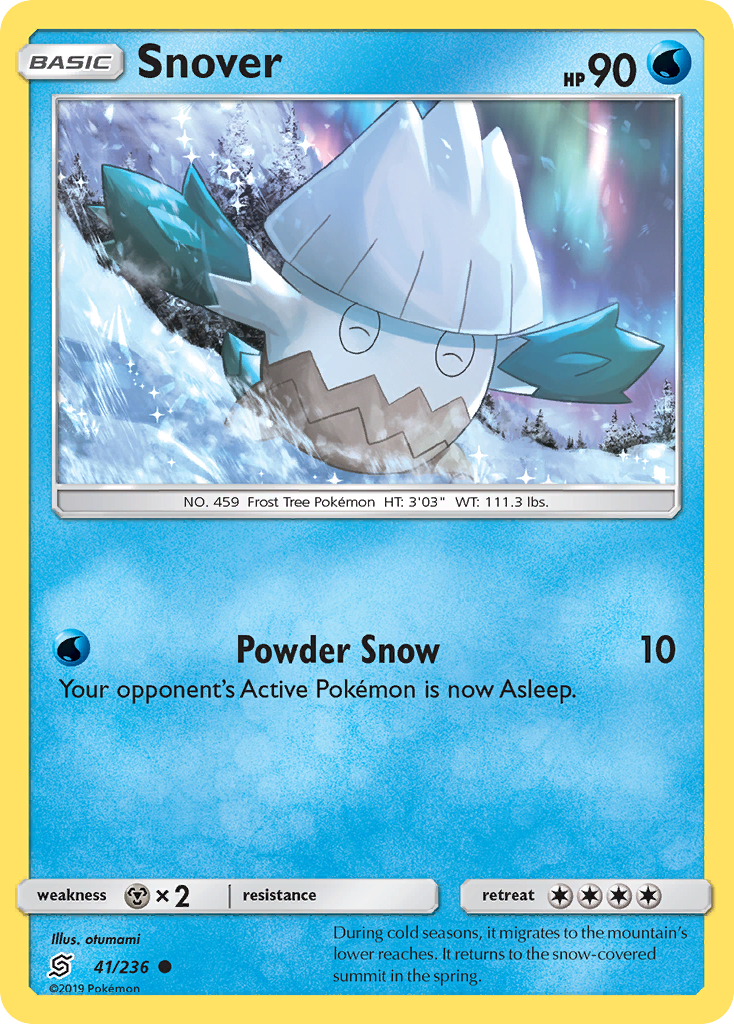 Snover (41/236) [Sun & Moon: Unified Minds] | Exor Games New Glasgow