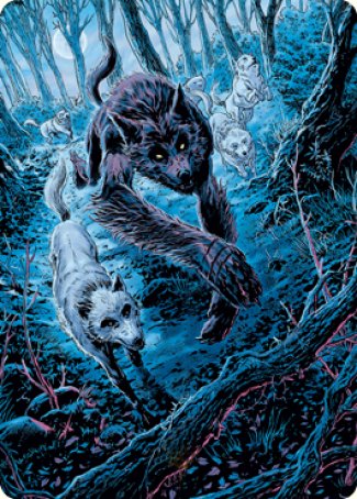 Untamed Pup Art Card [Innistrad: Midnight Hunt Art Series] | Exor Games New Glasgow