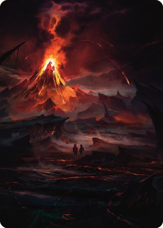 Valley of Gorgoroth Art Card [The Lord of the Rings: Tales of Middle-earth Art Series] | Exor Games New Glasgow