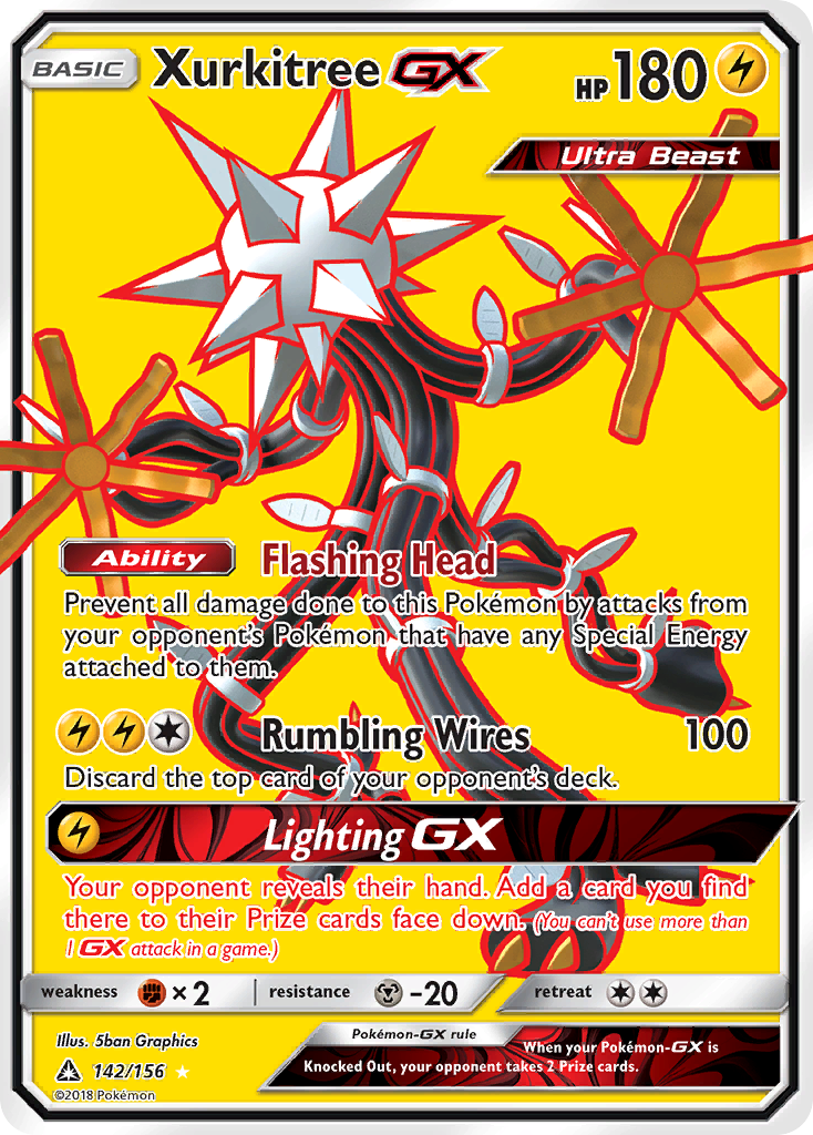 Xurkitree GX (142/156) [Sun & Moon: Ultra Prism] | Exor Games New Glasgow